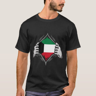 T-shirt Deux mains déchirant le drapeau du Koweït