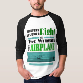 T-shirt Deux maux ne font pas une droite