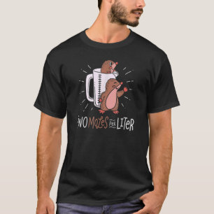 T-shirt Deux Moles Par litre Costume Chimiste Animal Cute
