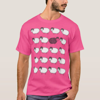 T-shirt Deux Moutons Memorabilia Qui Est Noir Et Blanc Aut