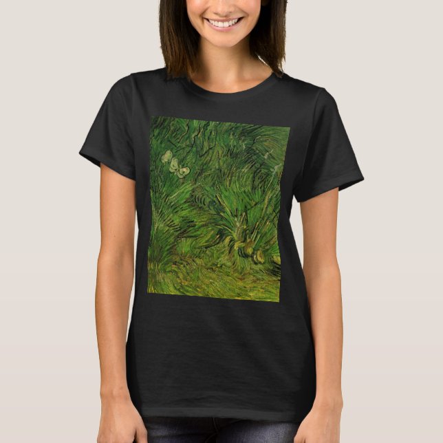 T-shirt Deux papillons blancs par Vincent van Gogh (Devant)