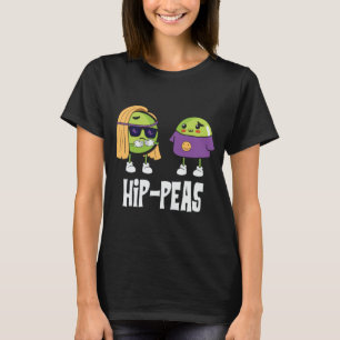 T-shirt Deux pois hippie Légumes Vegas vert sain P