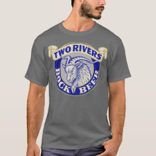 T-shirt Deux Rivières Bock Bière Rétro Déficit Breweriana