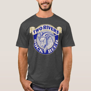 T-shirt Deux Rivières Bock Bière Rétro Déficit Breweriana