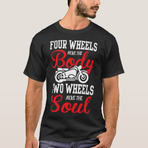 T-shirt Deux roues déplacent l'âme