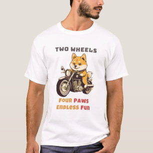 T-shirt Deux Roues Quatre Pans Sans Fin Amusement Extérieu