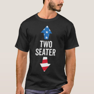 T-shirt Deux sièges Usa 4 Juillet 2024 White Trash Party A