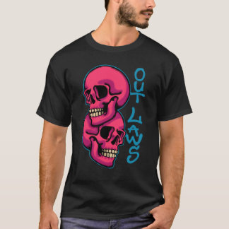 T-shirt deux Skull streetwear
