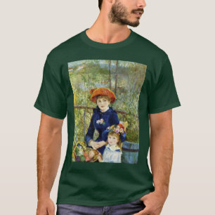 T-shirt Deux Sœurs (sur la terrasse) de Pierre Renoir