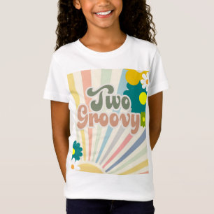 T-Shirt DEUX SYMPA, 2ÈME ANNIVERSAIRE, SOLEIL, ARC-EN-CIEL