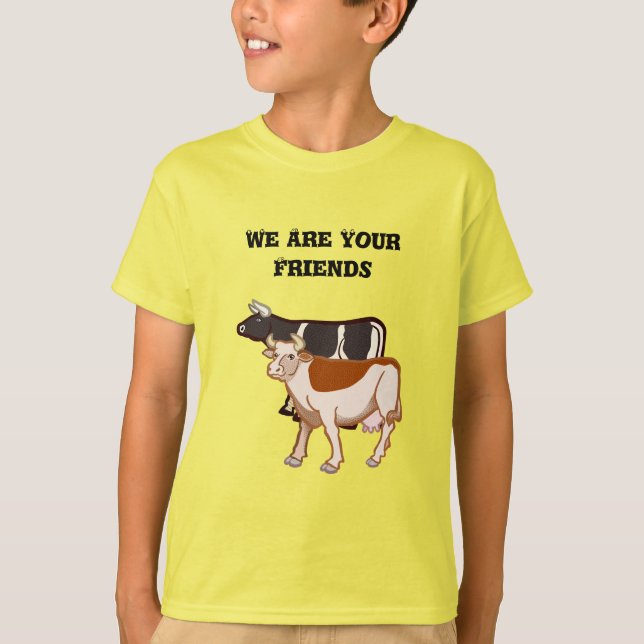T-shirt Deux vaches (Devant)