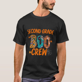 T-shirt Deuxième 2E Classe Boo Crew Funny School Halloween