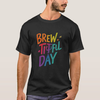 T-shirt Deuxième design de brasserie de jour..