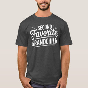 T-shirt Deuxième petit-enfant préféré Deuxième petit-enfan