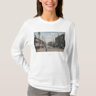 T-shirt Deuxième vue d'avenue de rue de Pike