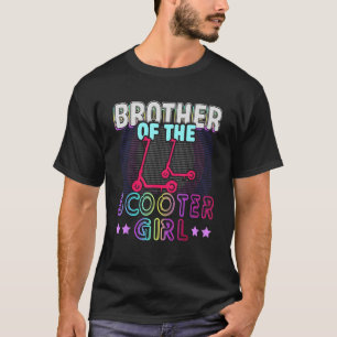 T-shirt Dévaler Dans Le Frère De La Fille De Trottinette R