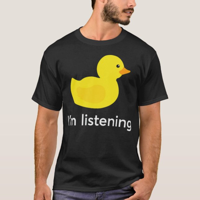 T-shirt Développeur en caoutchouc Duckie amoureux des anim (Devant)