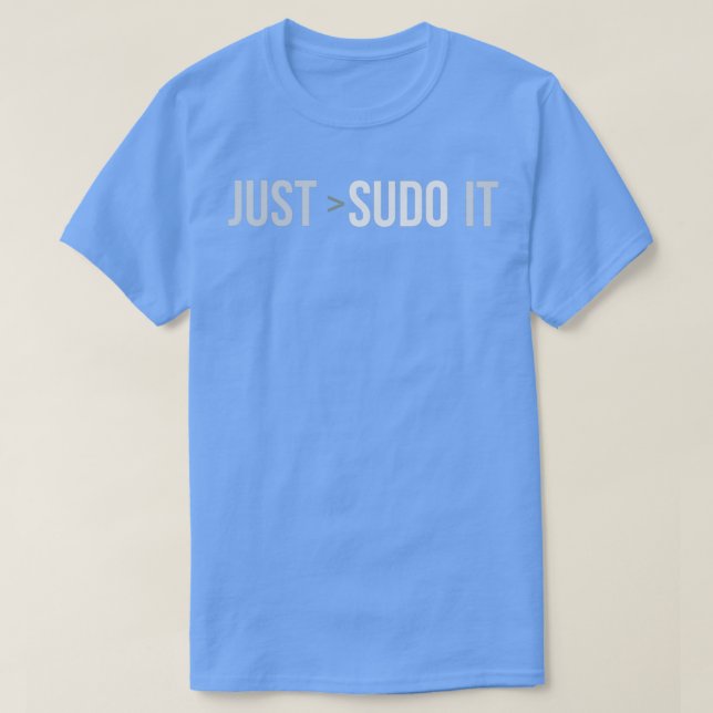 T-shirt Développeur Juste Sudo It (Design devant)