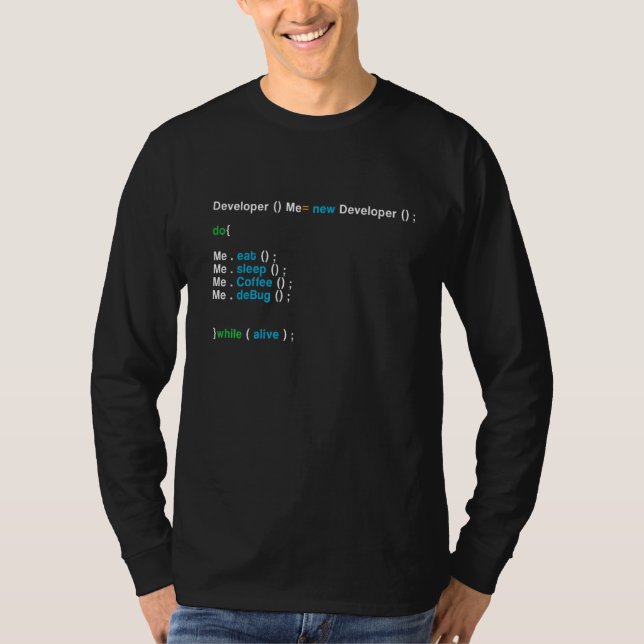 T-shirt Développeur Nouveau développeur programmeur Coder  (Devant)