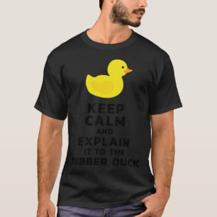 T-shirt Développeur Rubber Duckie cool une femme ne peut p