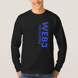 T-shirt Développeur Web3 Décentralisé Cryptomonnaie Web3 0