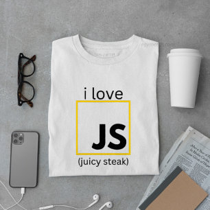 T-shirt développeur web programmation amusante JavaScript