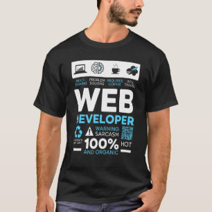 T-shirt Développeur Web Spécialiste Informatique Développe