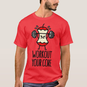 T-shirt Développez votre coeur de pomme de musculation sal
