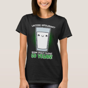 T-shirt Devenez Cruelty Intolérant Allez Vegan ! Intole la