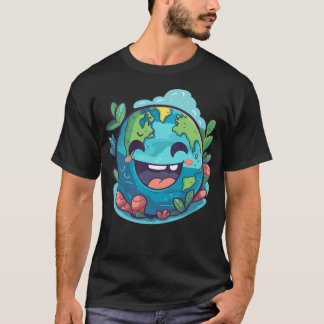 T-shirt Devenez écolo Avec Notre Collection Kawaii Cute Ea