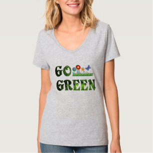 T-shirt Devenez écolo écologique végétarien sauvez la forê