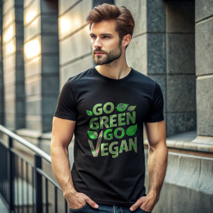 T-shirt Devenez écolo Go Vegan