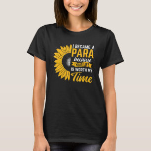 T-shirt Devenez Para Votre Vie À Paraeducateur Paraprofe