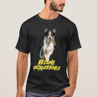 T-shirt Devenir libertaire ingouvernable Laisse pour chi