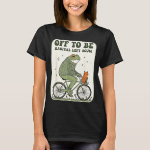 T-shirt Devenir un déchet radical de gauche, mème de greno