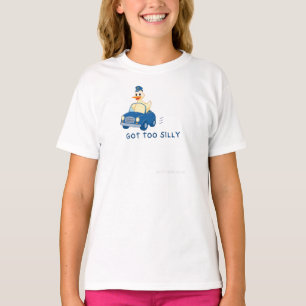 T-shirt Devenu Trop Drôle – Dessin Animé de Canard au Vola