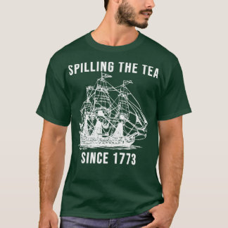 T-shirt Déverser Le Thé Depuis 1773