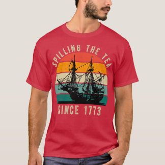 T-shirt Déverser Le Thé Depuis 1773 1