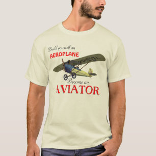 T-shirt Deviennent un aviateur !