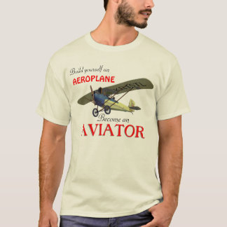 T-shirt Deviennent un aviateur !