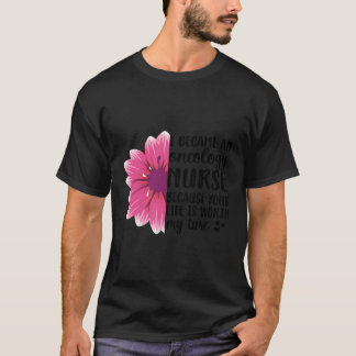 T-shirt Devient Infirmière En Oncologie Oncologie Infirmiè