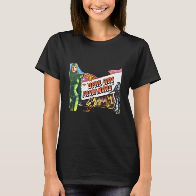 T-shirt Devil Girl From Mars Retro Sci Fi (Devant)