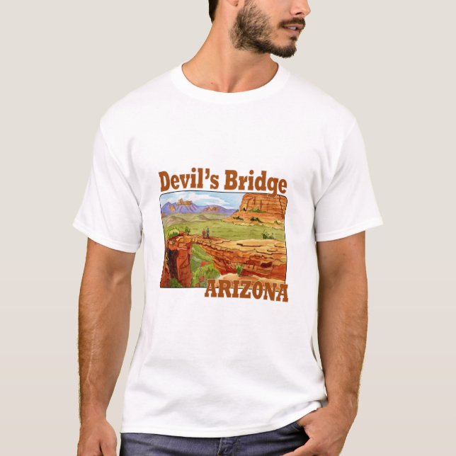 T-shirt Devil's Bridge, Arizona (Devant)