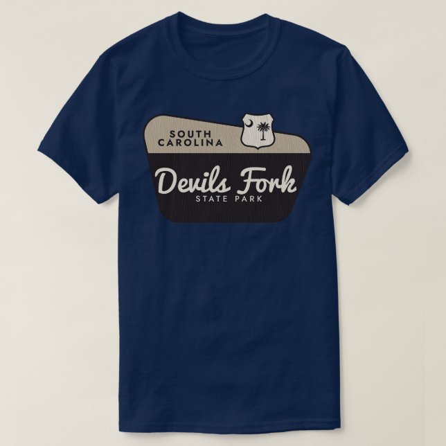 T-shirt Devils Fork State Park South olina Affiche de bien (Design devant)