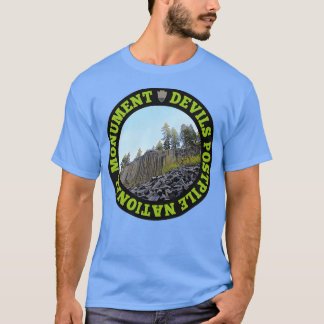T-shirt Devils Postpile Cercle Monument National 