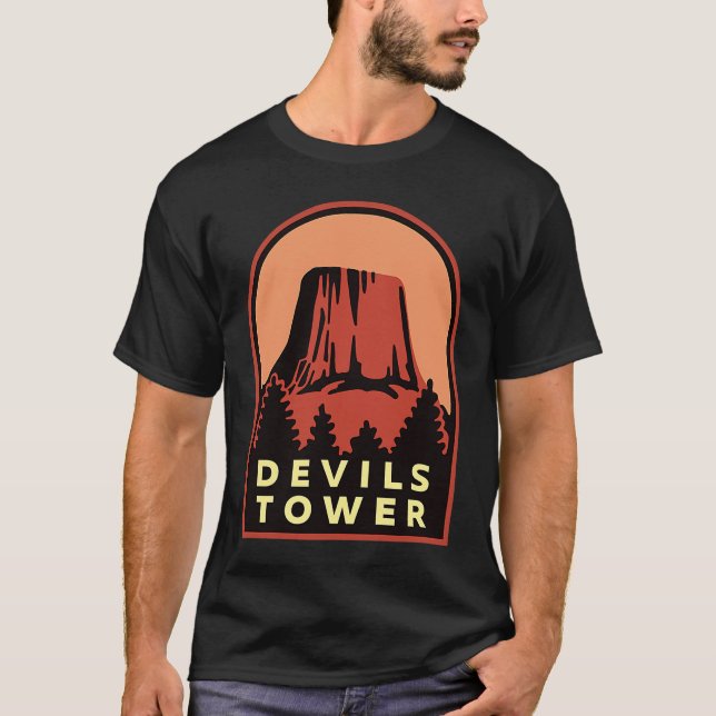 T-shirt Devils Tower WY National Monument (Devant)