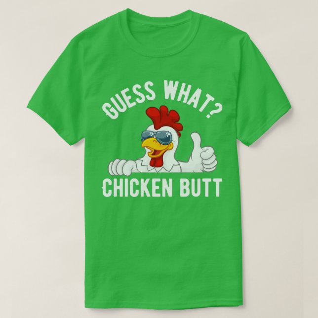 T-shirt Devine quel cul de poulet (Design devant)