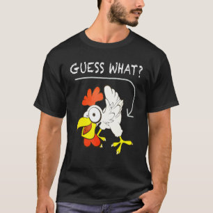 T-shirt Devine quoi Cul de Poulet Blague Classique