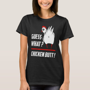 T-shirt Devinette drôle Quel cul de poulet Ferme drôle de
