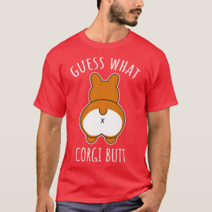 T-shirt Devinez ce Corgi Butt